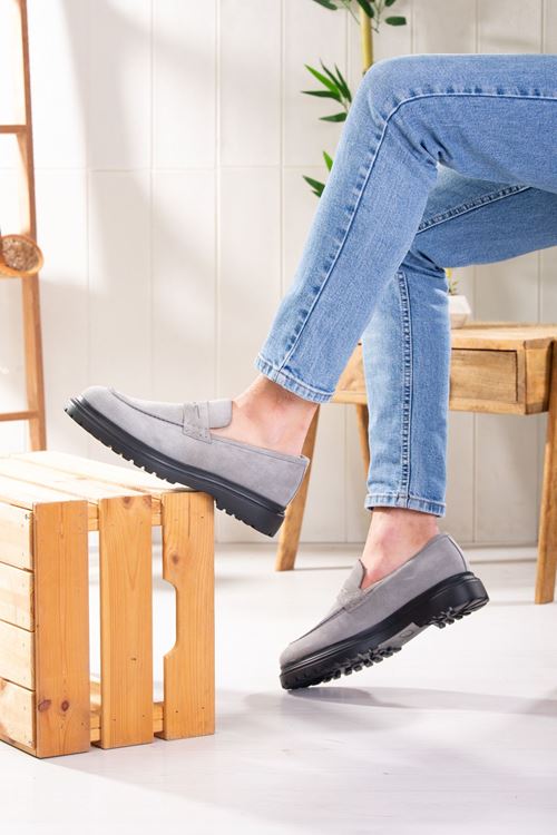 LİZSHOE HAKİKİ DERİ ERKEK GÜNLÜK AYAKKABI PİK 237223Y