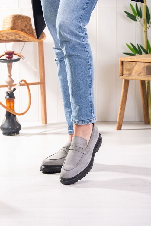 LİZSHOE HAKİKİ DERİ ERKEK GÜNLÜK AYAKKABI PİK 237223Y