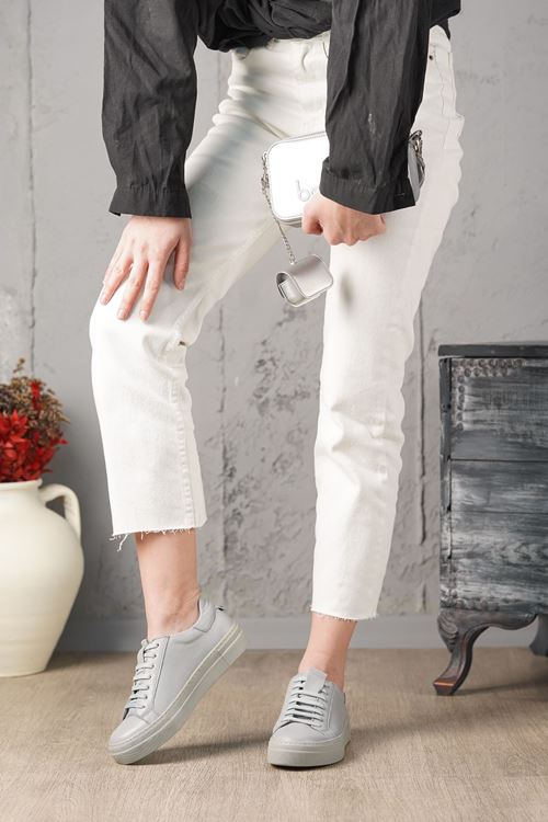 LİZSHOE HAKİKİ DERİ KADIN SPOR AYAKKABI SNL 35225Y