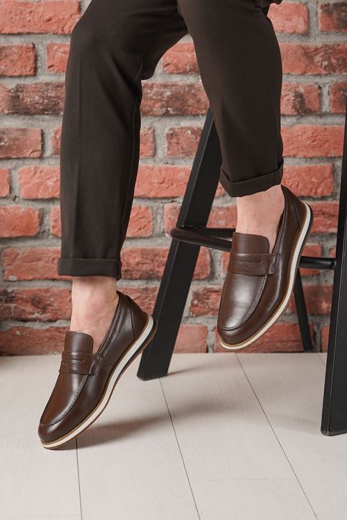 LİZSHOE HAKİKİ DERİ ERKEK GÜNLÜK AYAKKABI MDGN 18725Y