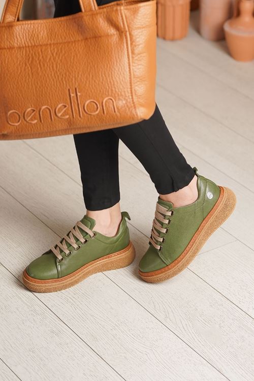 MAMMAMİA HAKİKİ DERİ KADIN AYAKKABI 12025K