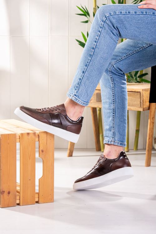 LİZSHOE HAKİKİ DERİ ERKEK GÜNLÜK AYAKKABI 1124-123K