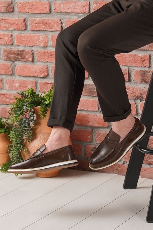 LİZSHOE HAKİKİ DERİ ERKEK GÜNLÜK AYAKKABI MDGN 18725Y