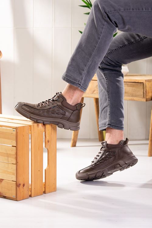 GUJA ERKEK DERİ SPOR AYAKKABI 53323K