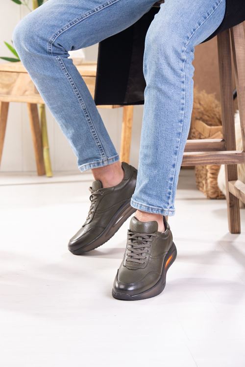 ALBERTO ROSSİ HAKİKİ DERİ ERKEK SPOR AYAKKABI M358023Y