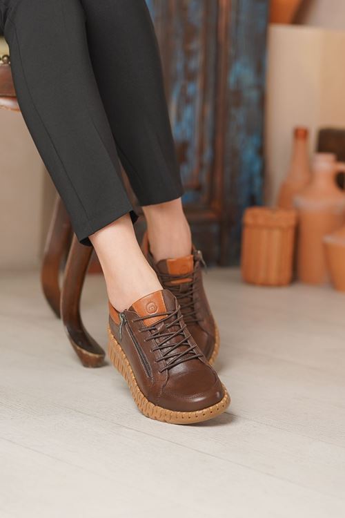 MAMMAMİA HAKİKİ DERİ KADIN AYAKKABI 26525K