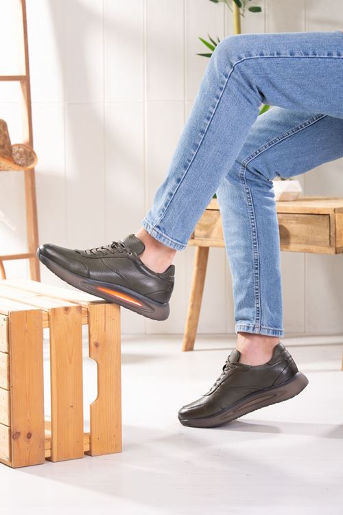 ALBERTO ROSSİ HAKİKİ DERİ ERKEK SPOR AYAKKABI M358023Y