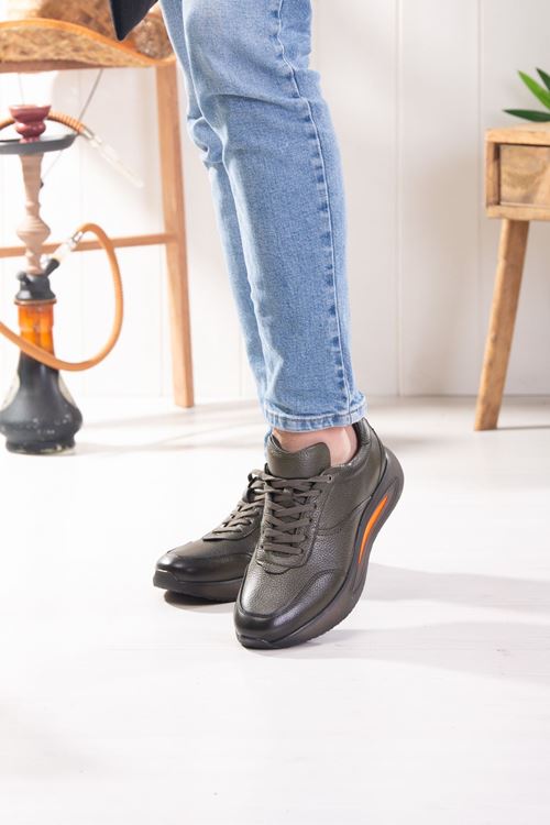 ALBERTO ROSSİ HAKİKİ DERİ ERKEK SPOR AYAKKABI M358023Y