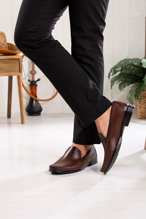 BRUNO ROSSİ HAKİKİ DERİ ERKEK GÜNLÜK AYAKKABI 700224Y