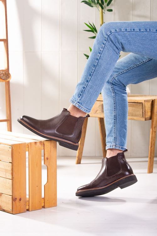 LİZSHOE HAKİKİ DERİ ERKEK GÜNLÜK BOT KRY 850023K