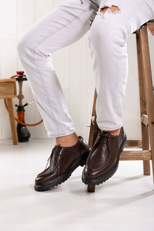 LİZSHOE HAKİKİ DERİ ERKEK GÜNLÜK AYAKKABI PİK 1617-124K
