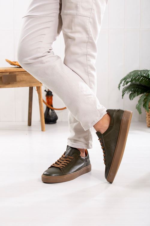 FOOTCAP HAKİKİ DERİ ERKEK GÜNLÜK AYAKKABI 270224Y