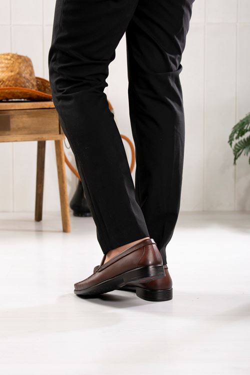 BRUNO ROSSİ HAKİKİ DERİ ERKEK GÜNLÜK AYAKKABI 700224Y