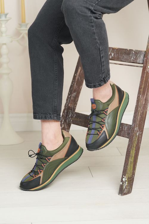 LİZSHOE HAKİKİ DERİ ERKEK SPOR AYAKKABI 2539324K
