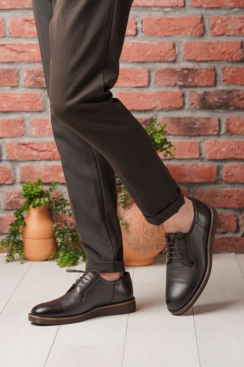 LİZSHOE HAKİKİ DERİ ERKEK GÜNLÜK AYAKKABI MDGN 216225Y