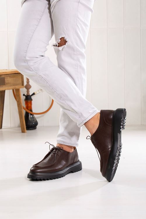 LİZSHOE HAKİKİ DERİ ERKEK GÜNLÜK AYAKKABI PİK 1617-124K
