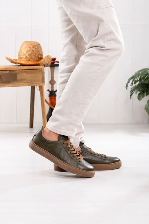 FOOTCAP HAKİKİ DERİ ERKEK GÜNLÜK AYAKKABI 270224Y