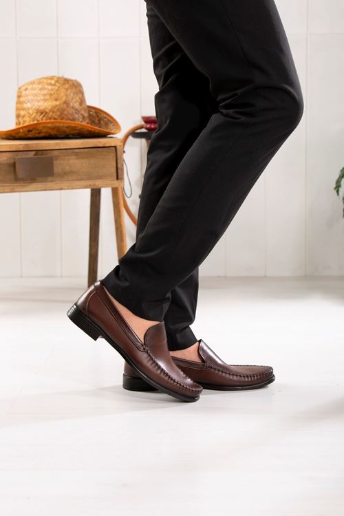 BRUNO ROSSİ HAKİKİ DERİ ERKEK GÜNLÜK AYAKKABI 700224Y