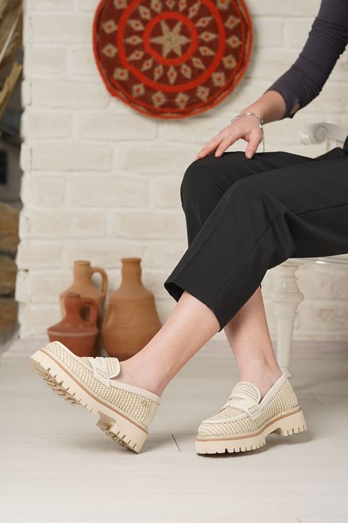 MAMMAMİA HAKİKİ DERİ KADIN GÜNLÜK AYAKKABI 366025Y