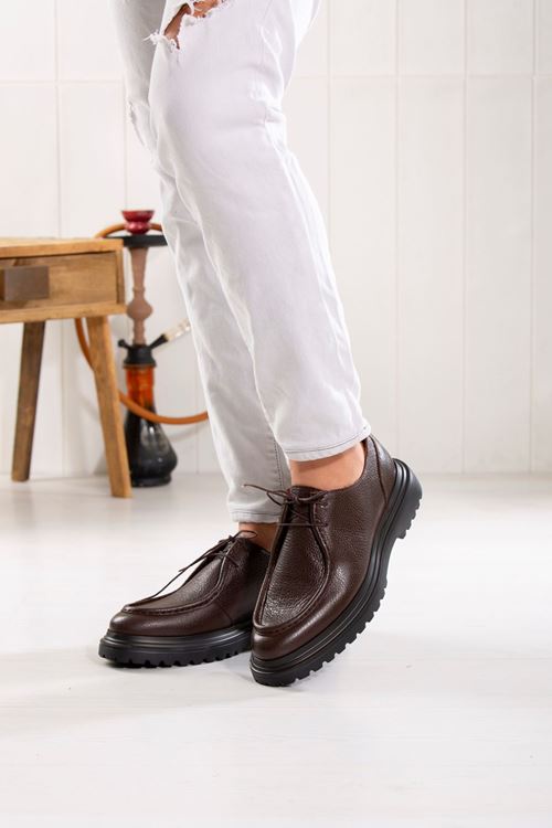 LİZSHOE HAKİKİ DERİ ERKEK GÜNLÜK AYAKKABI PİK 1617-124K