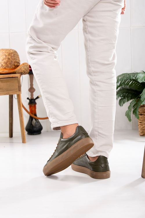 FOOTCAP HAKİKİ DERİ ERKEK GÜNLÜK AYAKKABI 270224Y