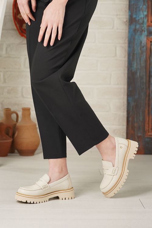 MAMMAMİA HAKİKİ DERİ KADIN GÜNLÜK AYAKKABI 386025Y