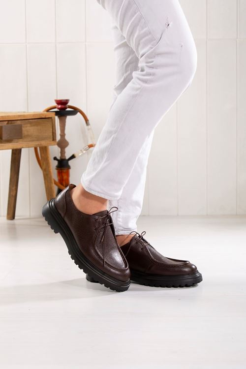 LİZSHOE HAKİKİ DERİ ERKEK GÜNLÜK AYAKKABI PİK 1617-124K