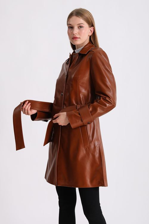 LİZ LEATHER KADIN DERİ MONT B04