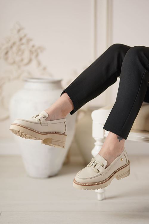 MAMMAMİA HAKİKİ DERİ KADIN GÜNLÜK AYAKKABI 376525Y