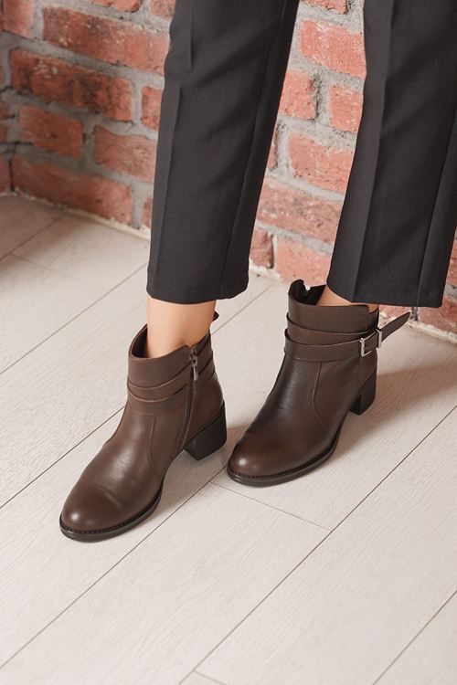 MAMMAMİA HAKİKİ DERİ KADIN BOT 167025K