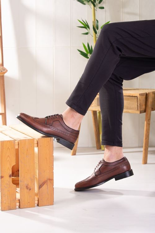 DANACI HAKİKİ DERİ ERKEK KLASİK KÖSELE AYAKKABI 90624K