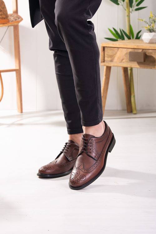 DANACI HAKİKİ DERİ ERKEK KLASİK KÖSELE AYAKKABI 90624K