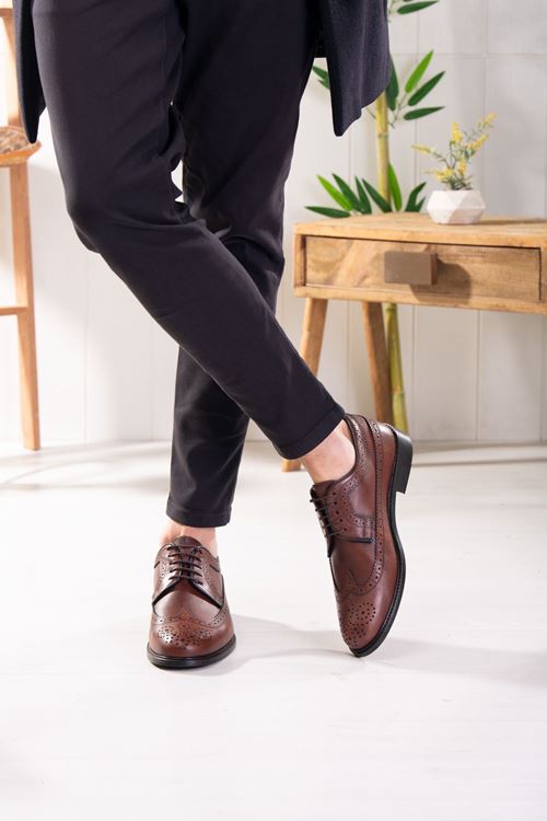 DANACI HAKİKİ DERİ ERKEK KLASİK KÖSELE AYAKKABI 90624K