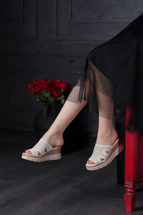 MAMMAMİA HAKİKİ DERİ KADIN TERLİK 141525Y