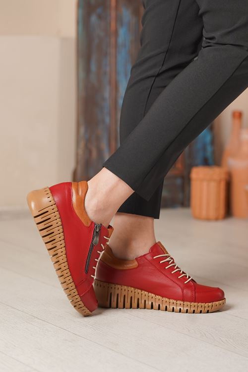 MAMMAMİA HAKİKİ DERİ KADIN AYAKKABI 26525K