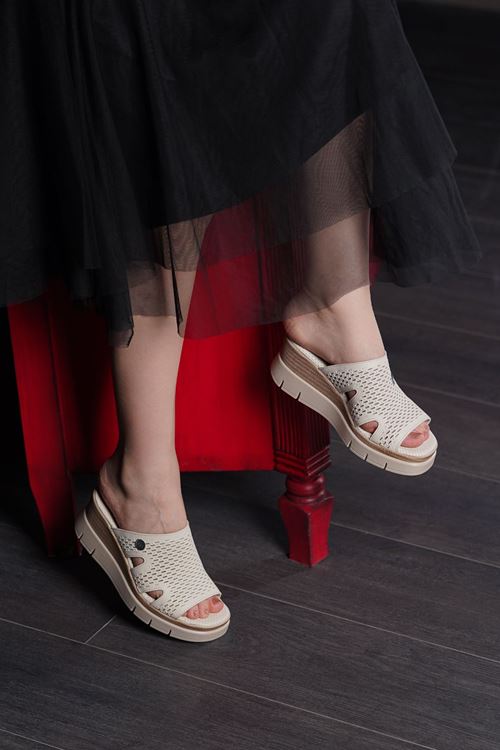 MAMMAMİA HAKİKİ DERİ KADIN TERLİK 141525Y