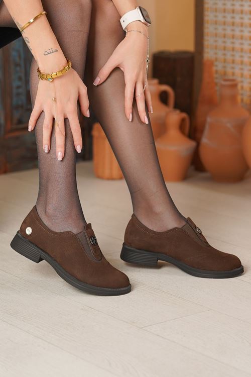 MAMMAMİA HAKİKİ DERİ KADIN AYAKKABI 80025K