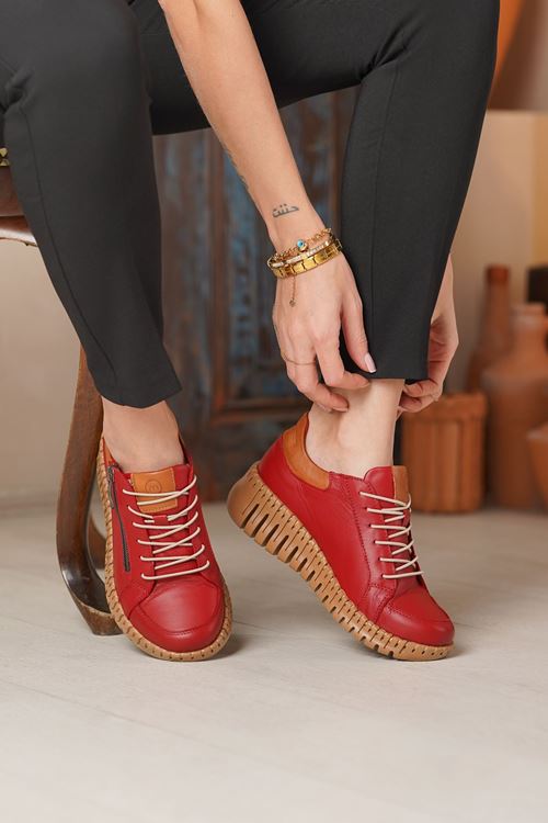 MAMMAMİA HAKİKİ DERİ KADIN AYAKKABI 26525K