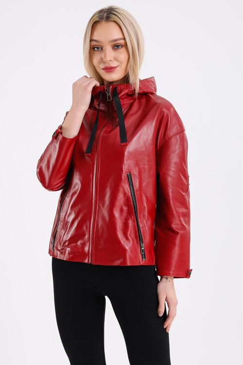 LİZ LEATHER KADIN DERİ MONT B02