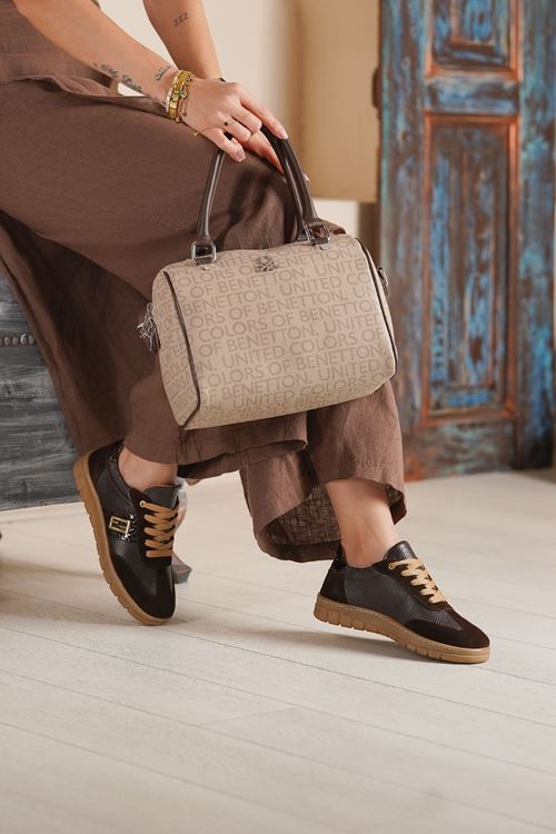 RACHEL HAKİKİ DERİ KADIN SPOR AYAKKABI 712225K