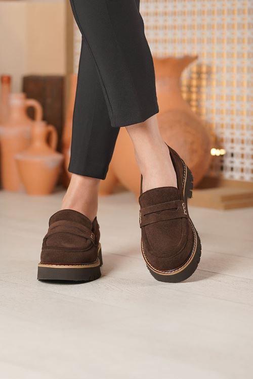 MAMMAMİA HAKİKİ DERİ KADIN AYAKKABI 318525K