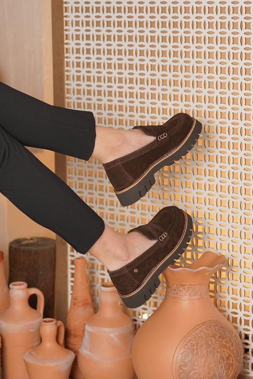 MAMMAMİA HAKİKİ DERİ KADIN AYAKKABI 318525K