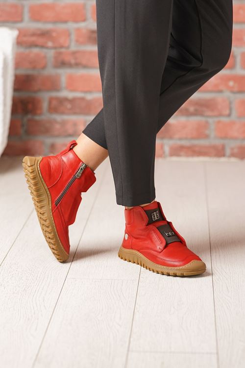 MAMMAMİA HAKİKİ DERİ KADIN BOT 110525K