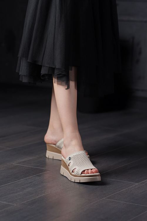 MAMMAMİA HAKİKİ DERİ KADIN TERLİK 141525Y