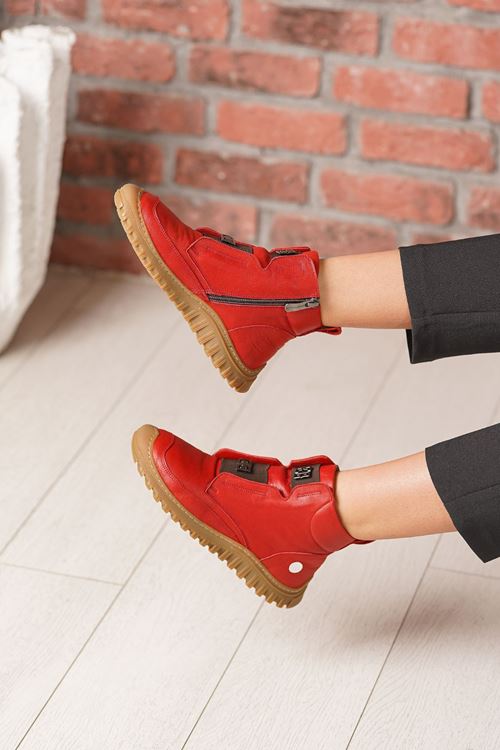 MAMMAMİA HAKİKİ DERİ KADIN BOT 110525K