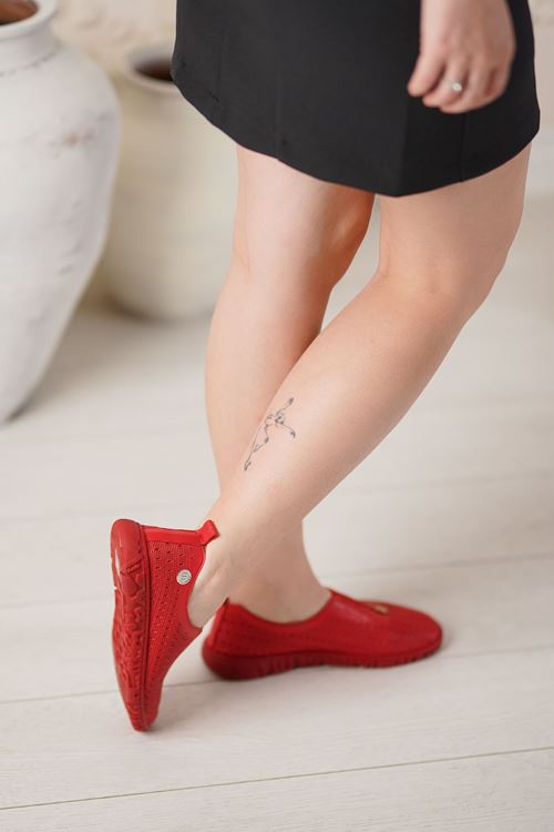 MAMMAMİA HAKİKİ DERİ KADIN GÜNLÜK AYAKKABI 66525Y