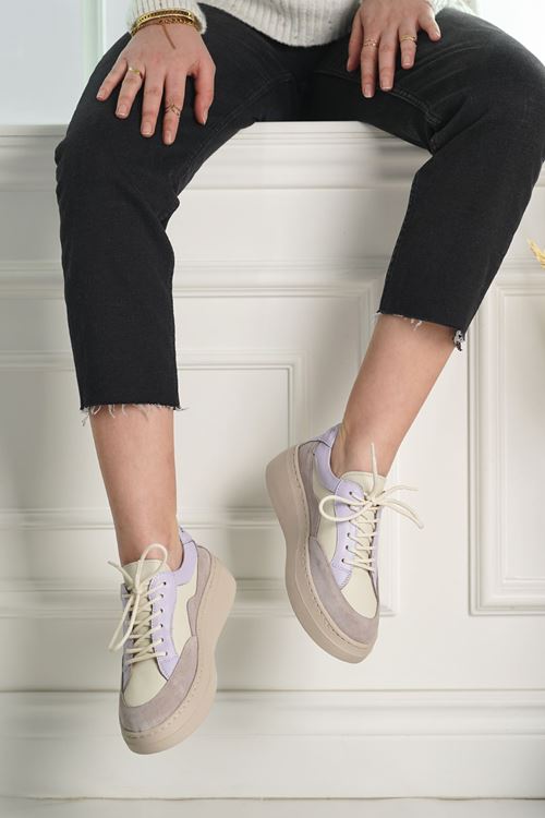 MAXİMİNO HAKİKİ DERİ KADIN SPOR AYAKKABI 421624Y