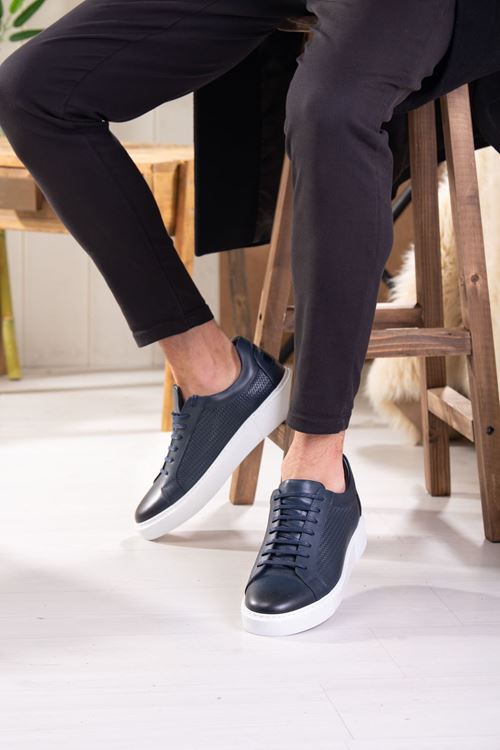 LİZSHOE HAKİKİ DERİ ERKEK GÜNLÜK AYAKKABI PİK 130022K
