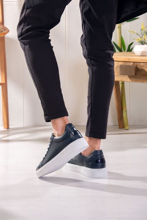 LİZSHOE HAKİKİ DERİ ERKEK GÜNLÜK AYAKKABI PİK 130022K