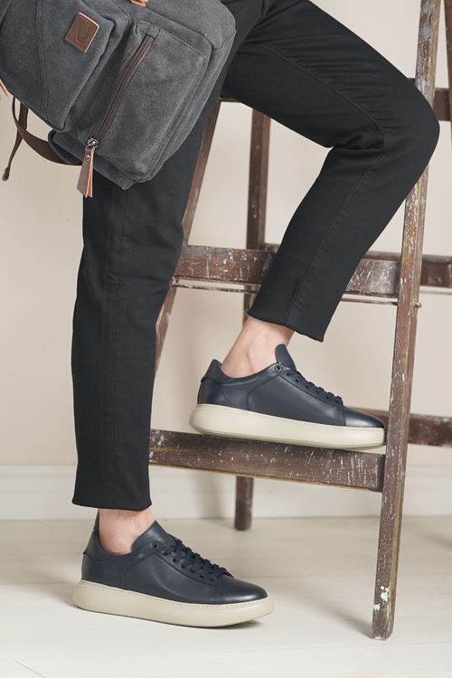 FOOTCAP HAKİKİ DERİ ERKEK GÜNLÜK AYAKKABI 420324K